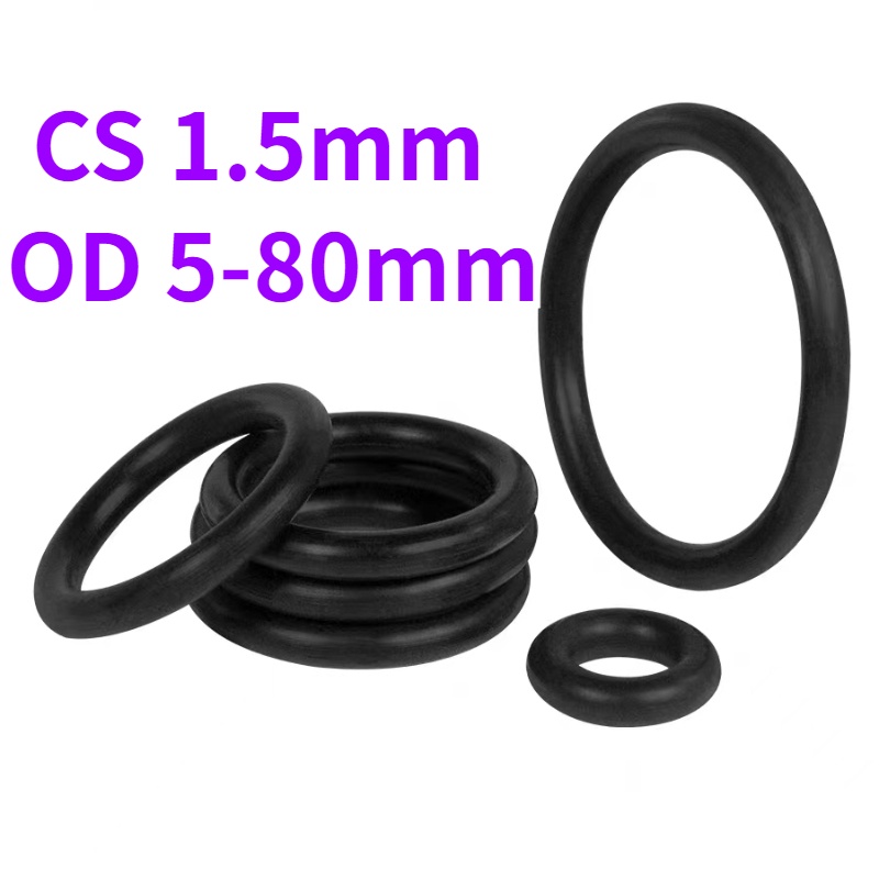 Vòng Đệm Cao Su Hình Chữ O OD5-80mm * CS1.5mm