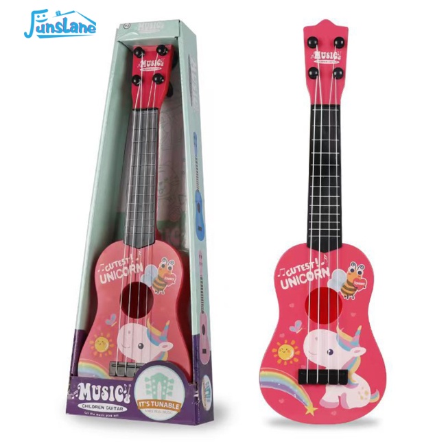 Đồ chơi đàn ukulele mini FUNSLANE 4 dây 16 inch giáo dục học tập cho trẻ em