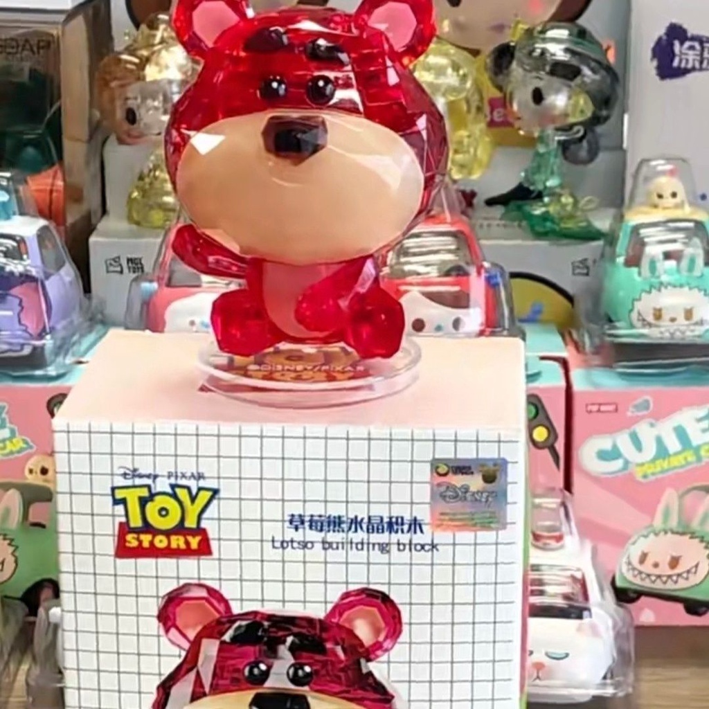 Đồ Chơi Khối Lắp Ráp Mô Hình Nhân Vật Disney Gấu Buzz Lightyear Ba Mắt Trong Phim Toy Story