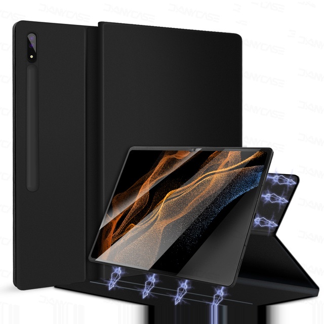 Vỏ cho samsung galaxy tab s9 + 5g 2023 s9 11 "s7 fe 12.4 inch s8 plus s7 12.4 cho samsung galaxy tab s7 s8 11 vỏ từ tính nhẹ và mỏng