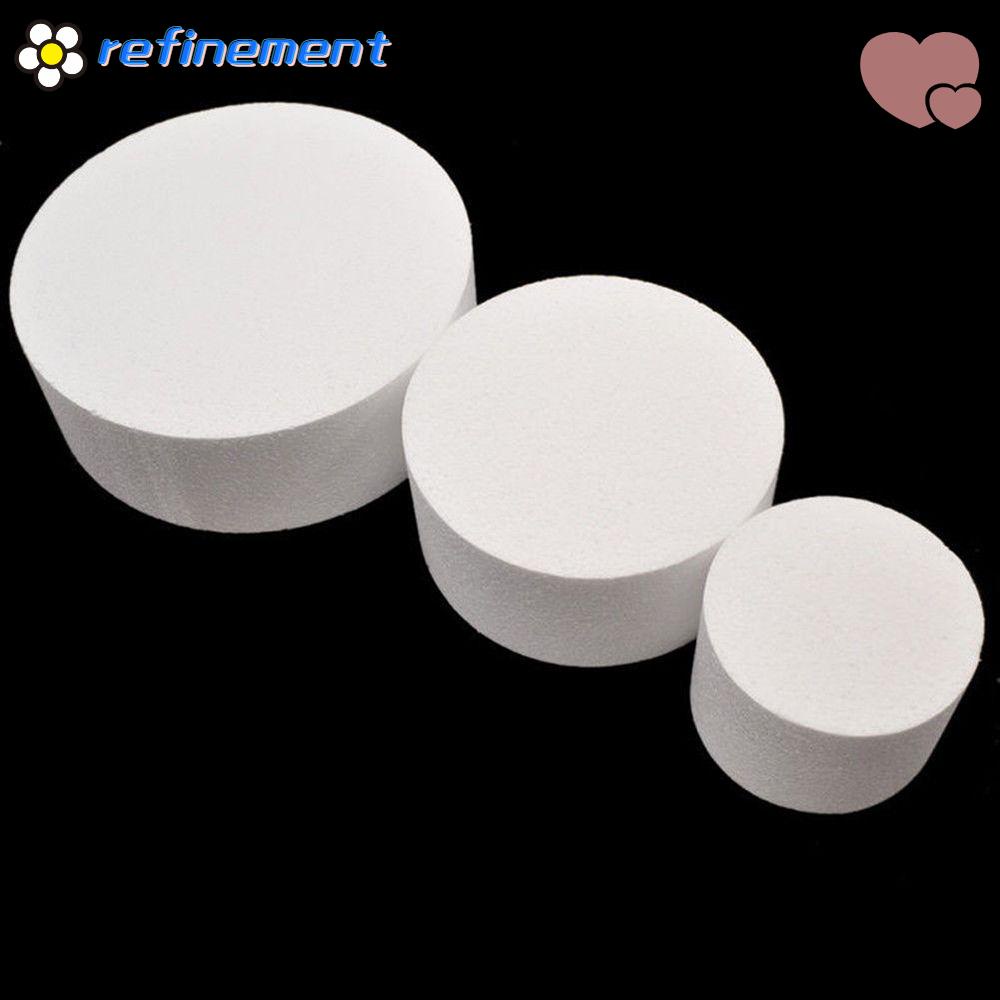 Mút Xốp Tròn 4 / 6 / 8 inch Làm Bánh Kem Chuyên Dụng