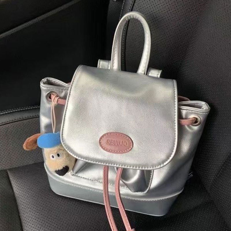 MOUSSON  Ba lô nữ sinh viên cao bồi dễ thương retro ba lô