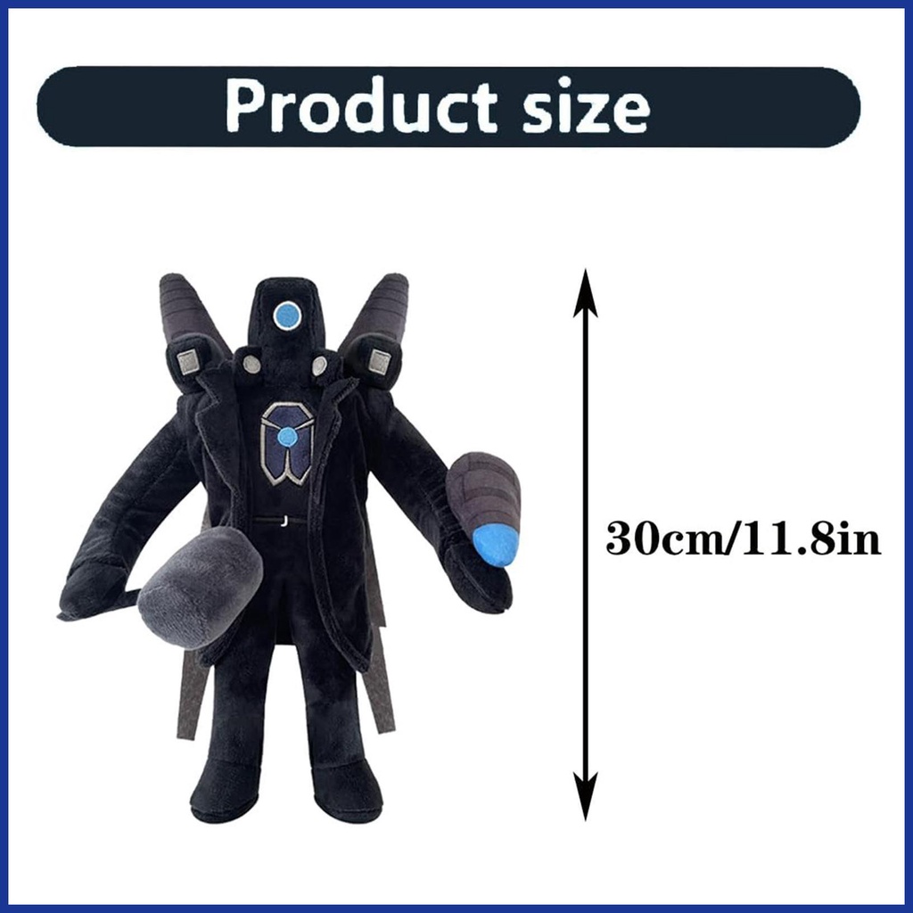 Nhồi bông skibidi toiletman đồ chơi sang trọng titan màn hình halloween giáng sinh sinh nhật lễ hội người lớn trẻ em quà tặng sang trọng aiavn