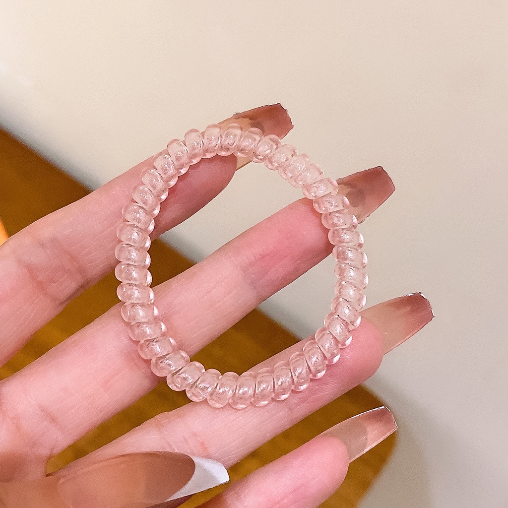 Kẹo màu mới phát sáng cáp điện thoại vòng tóc khăn trùm đầu tươi và không có hại