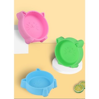 Mới nhựa pet bowl non-slip cat bowl dog bowl pet bowl
