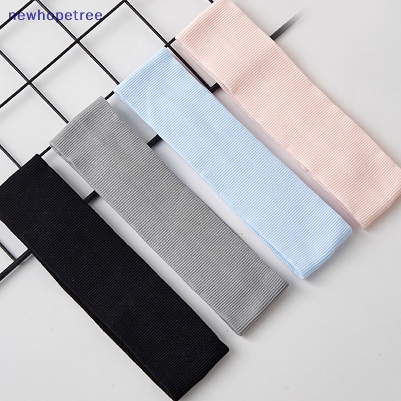 Ntvn non-slip elastic sport headbands running sweat-absorbing yoga spa wash face hairband for women men sports headwrap sweatband oik