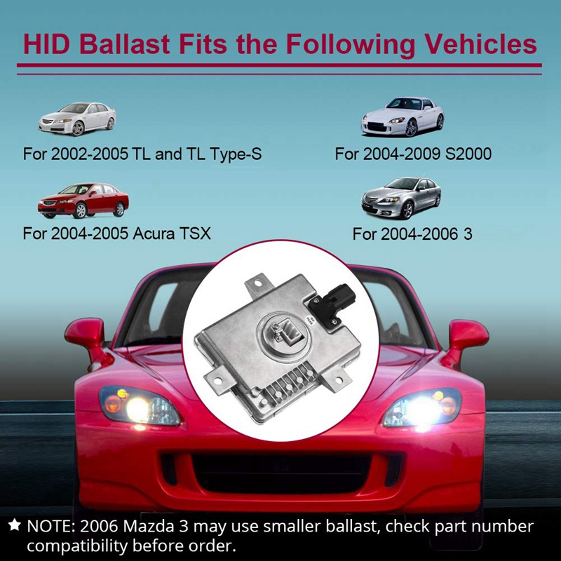 Đèn Pha xenon w3t10471 x6t02991 33119-s0k-a10 xenon tl tsx honda s2000 accord mazda 3 5 mitsubishi grandis