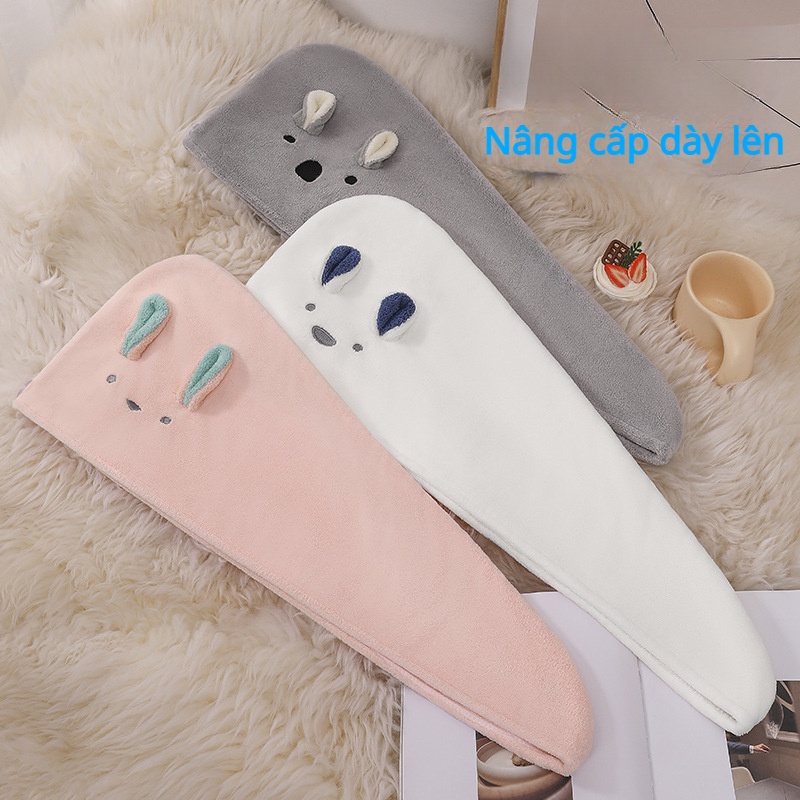 Khăn siêu thấm dành cho nữ dầu gội đầu salon tóc mũ đặc biệt