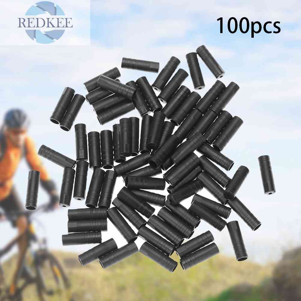 Set 100 Vỏ Bọc Dây Phanh Xe Đạp Bằng Nhôm