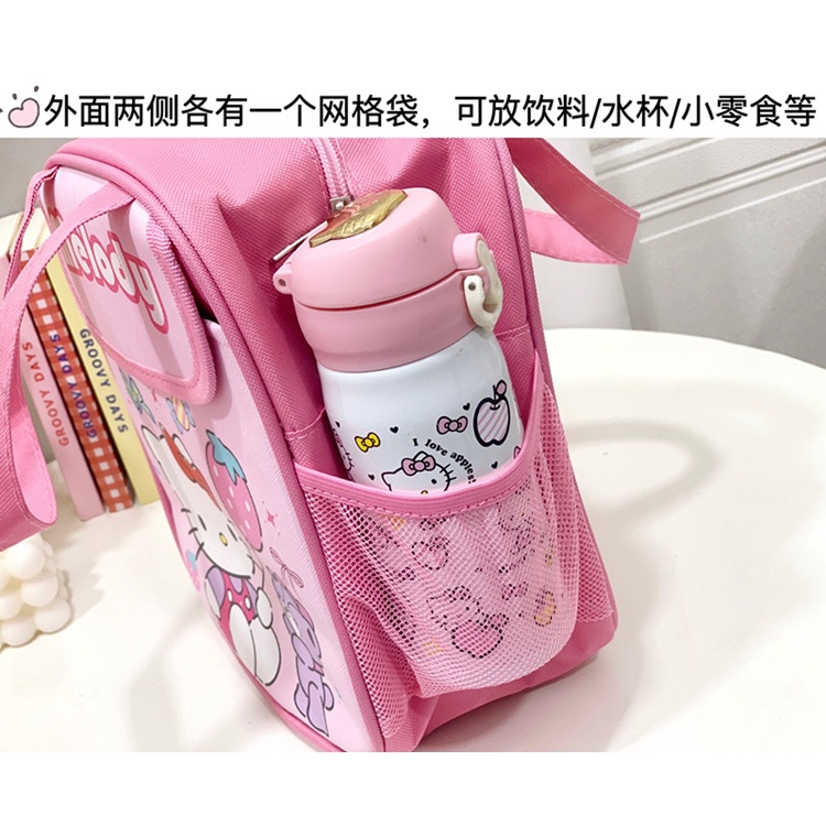 Túi Đựng Hộp Cơm Trưa Xách Tay Cỡ Lớn Họa Tiết Hoạt Hình Phong Cách Mới 2023