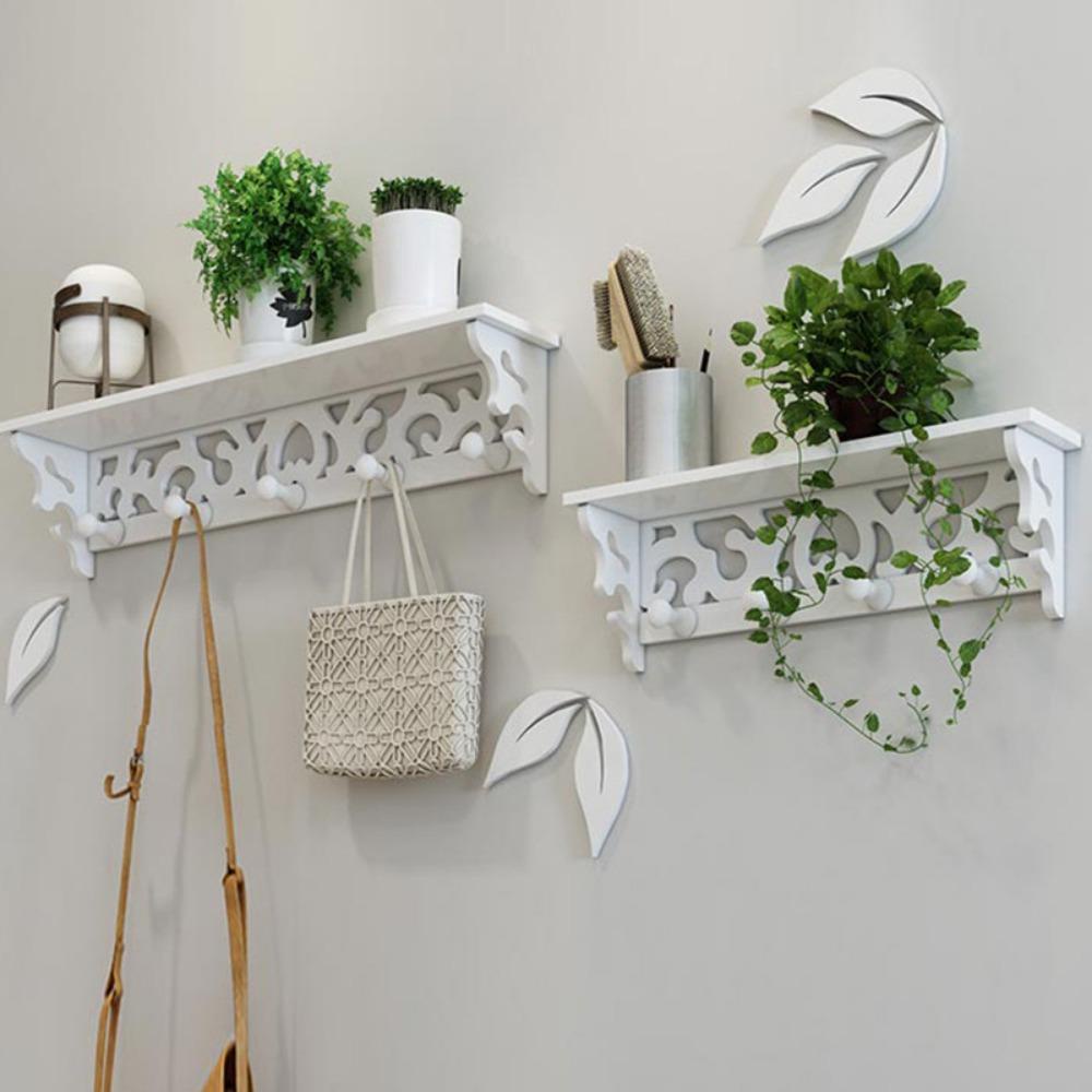 Bộ Kệ Gỗ 3 Tầng Treo Tường Trang Trí Nội Thất