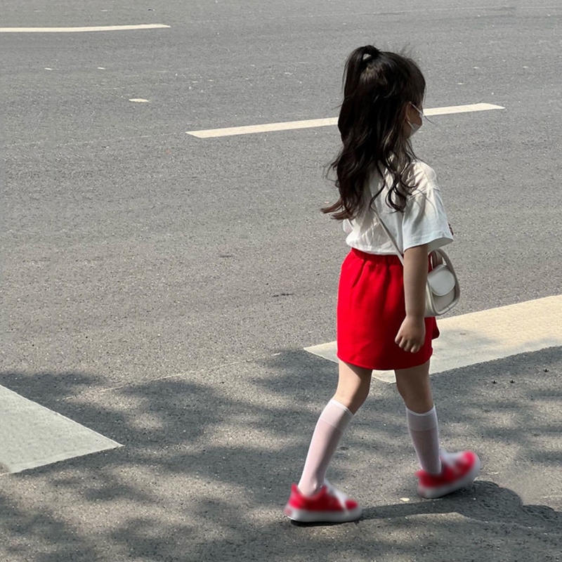 Se7en Set Áo Sơ Mi Ngắn Tay In Hoạt Hình + Chân Váy Thời Trang Mùa Hè Cho Bé