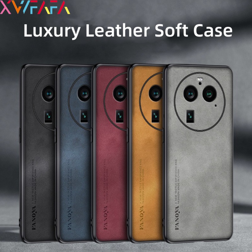 Ốp Điện Thoại Da Cừu Mềm Nhám Đơn Giản Chống Sốc Thời Trang Cho Oppo Find X6 Find X6Pro Find X5 Find X3 Find X2 Pro