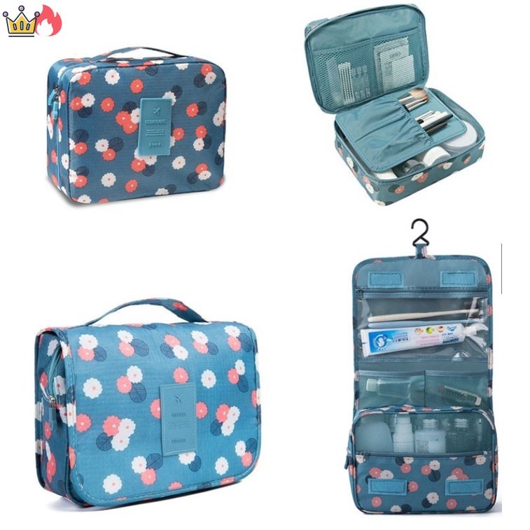 Túi Đựng Mỹ Phẩm ZOEBR JP5VN Bằng Nylon 90 Điểm 8 Màu Có Móc Treo Tiện Dụng Cho Nam Và Nữ 2017