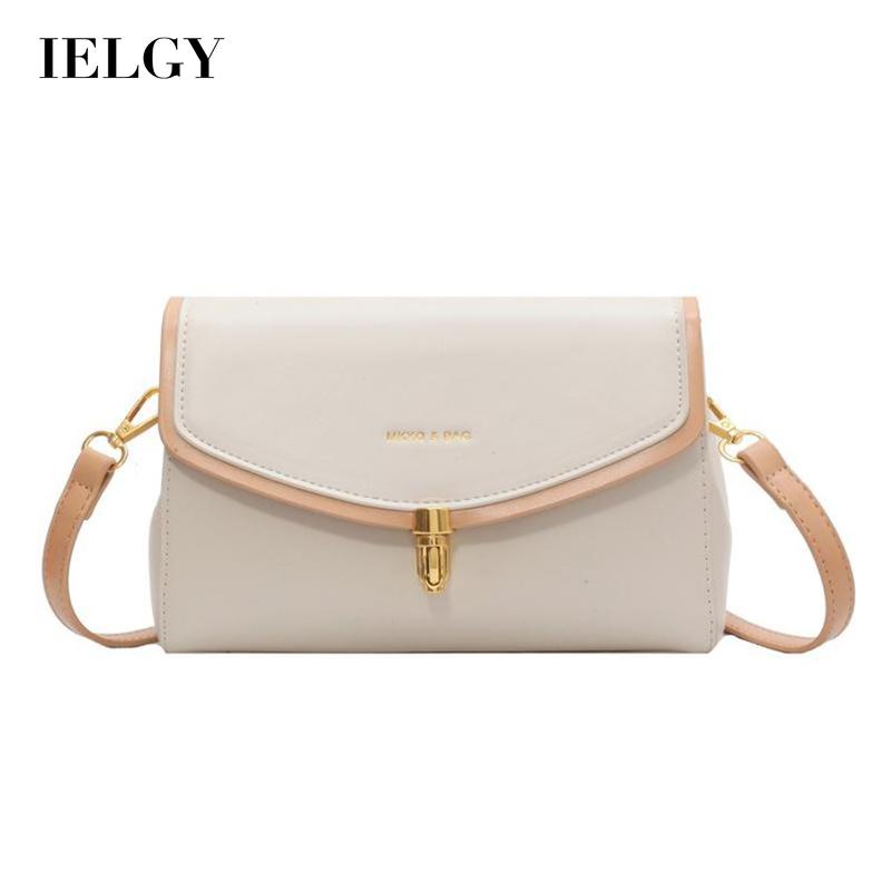 Ielgy Túi Đeo Vai Hình Vuông Cỡ Nhỏ / Vừa / Nhỏ Có Khóa Từ Tính Phong Cách Hàn Quốc Dễ Phối Đồ Thời Trang Cho Nữ