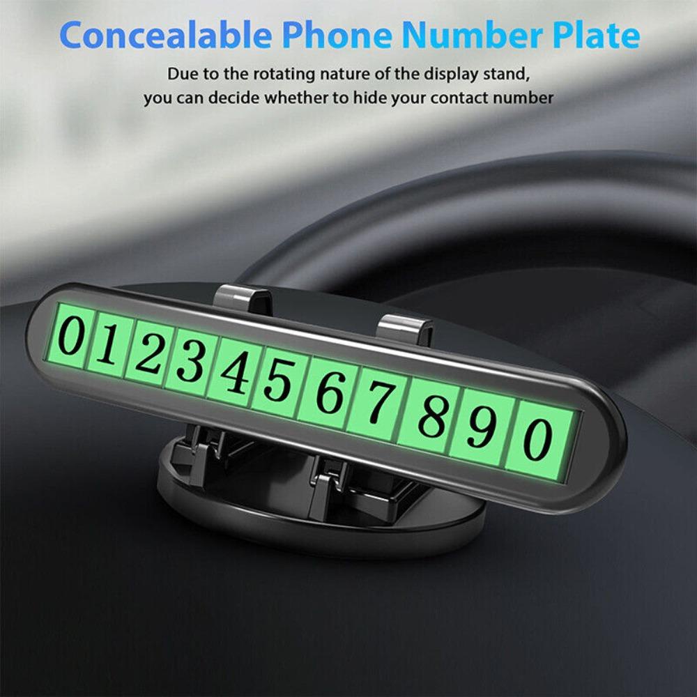 .Bảng Điều Khiển Đỗ Xe Tạm Thời Kèm Giá Đỡ Tiện Dụng Cho Xe Hơi