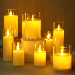 OYXJJP Đèn LED Hình Ngọn Nến Trang Trí Không Lửa