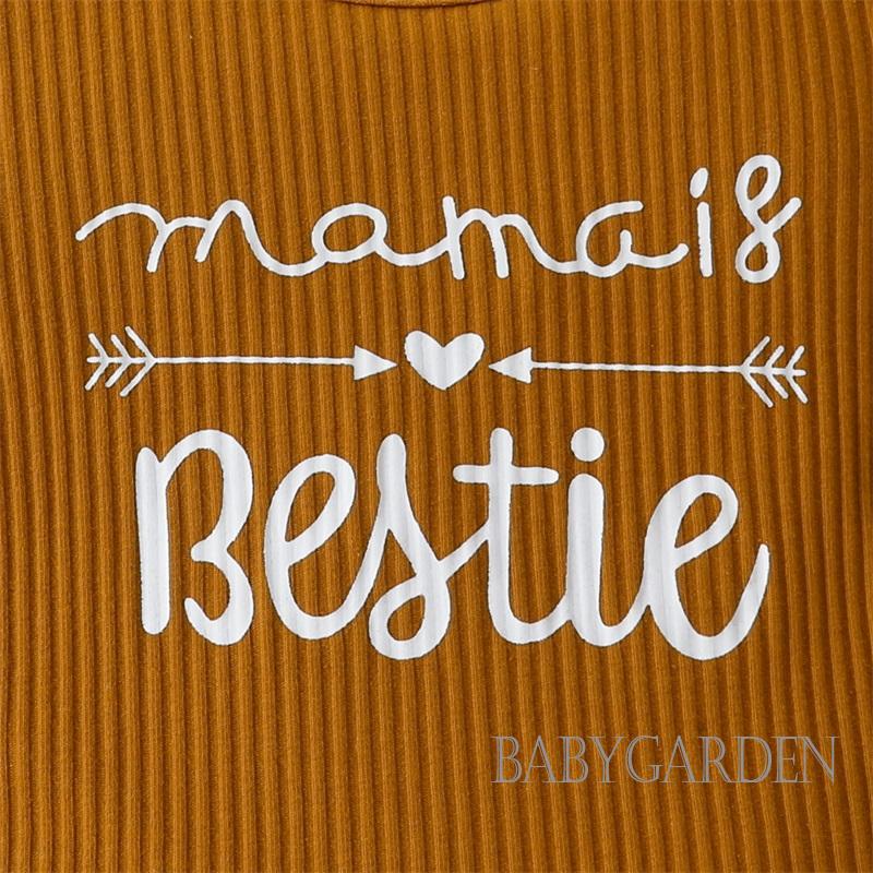 Bộ Áo Liền Quần Ngắn Tay In Chữ + Chân Váy Yếm + Băng Đô In Họa Tiết Động Vật Dễ Thương Cho Bé Gái 0-18 Tháng Tuổi