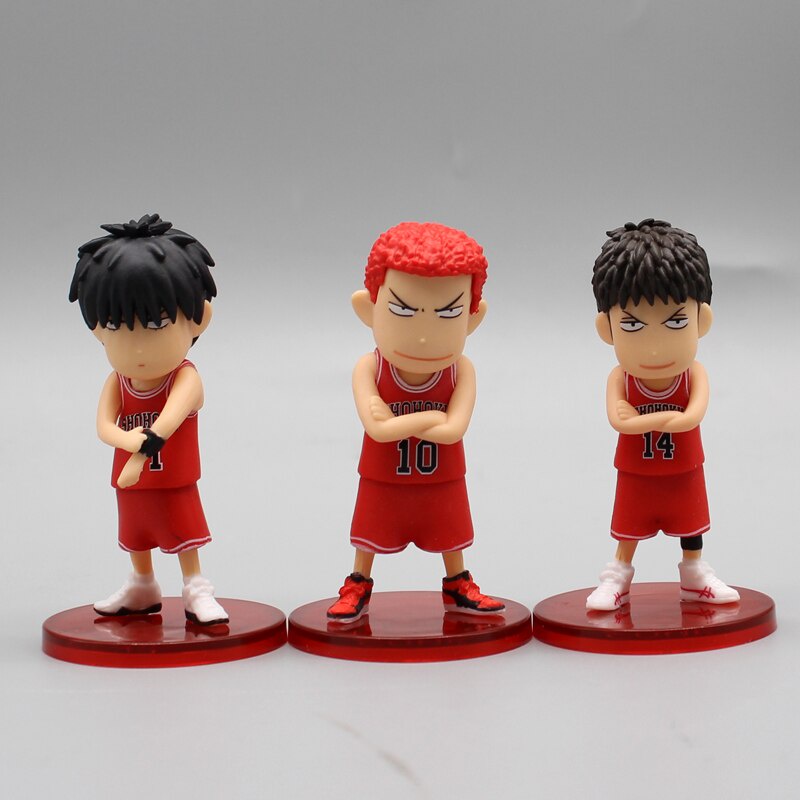 Set 11 Mô Hình Nhân Vật Hoạt Hình Slamdunk Sakuragi Hanamichi