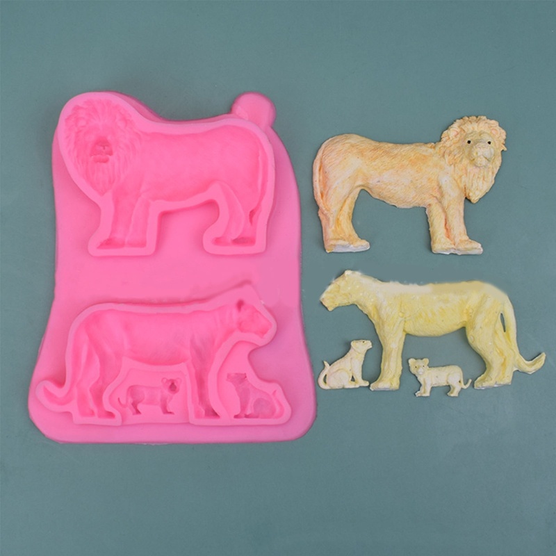 Khuôn Silicon Làm Bánh Hình Động Vật Dễ Thương