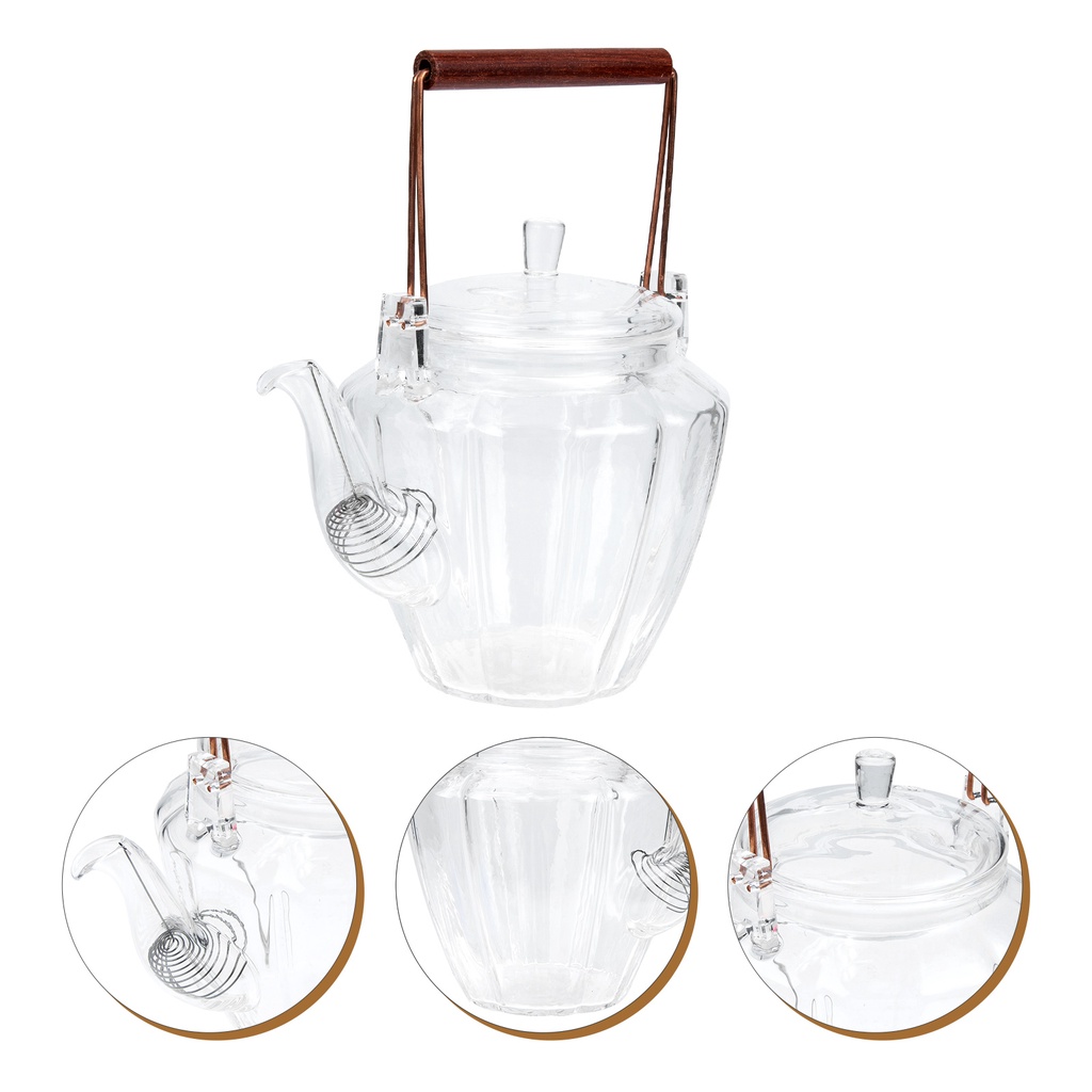 Ấm thủy tinh pha trà chịu nhiệt  - 500ml