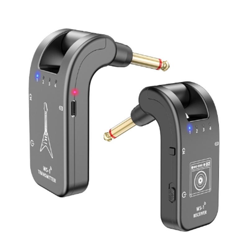 Hệ Thống Truyền Tín Hiệu Pin Lithium Không Dây 2.4G Sạc Được Cho Đàn Guitar Điện / Bass