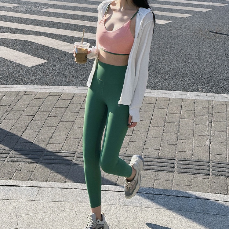 Bộ Đồ Tập Thể Thao Yoga Lưng Cao Dây Đeo Vai Đẹp