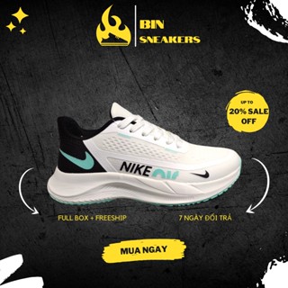 Giày thể thao nữ thời trang màu trắng xanh siêu đẹp Full Box - Giày nữ chạy bộ tập gym cao cấp full pk