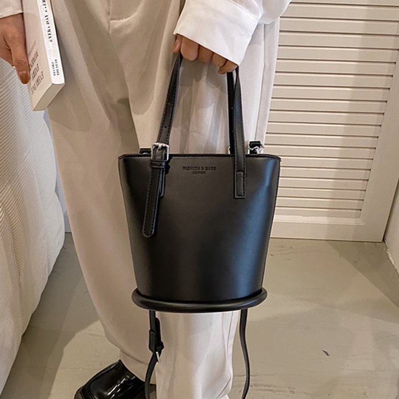 Túi Xách Đeo Vai Sức Chứa Lớn Màu Sắc Đơn Giản Phong Cách Hàn Quốc Cho Nữ