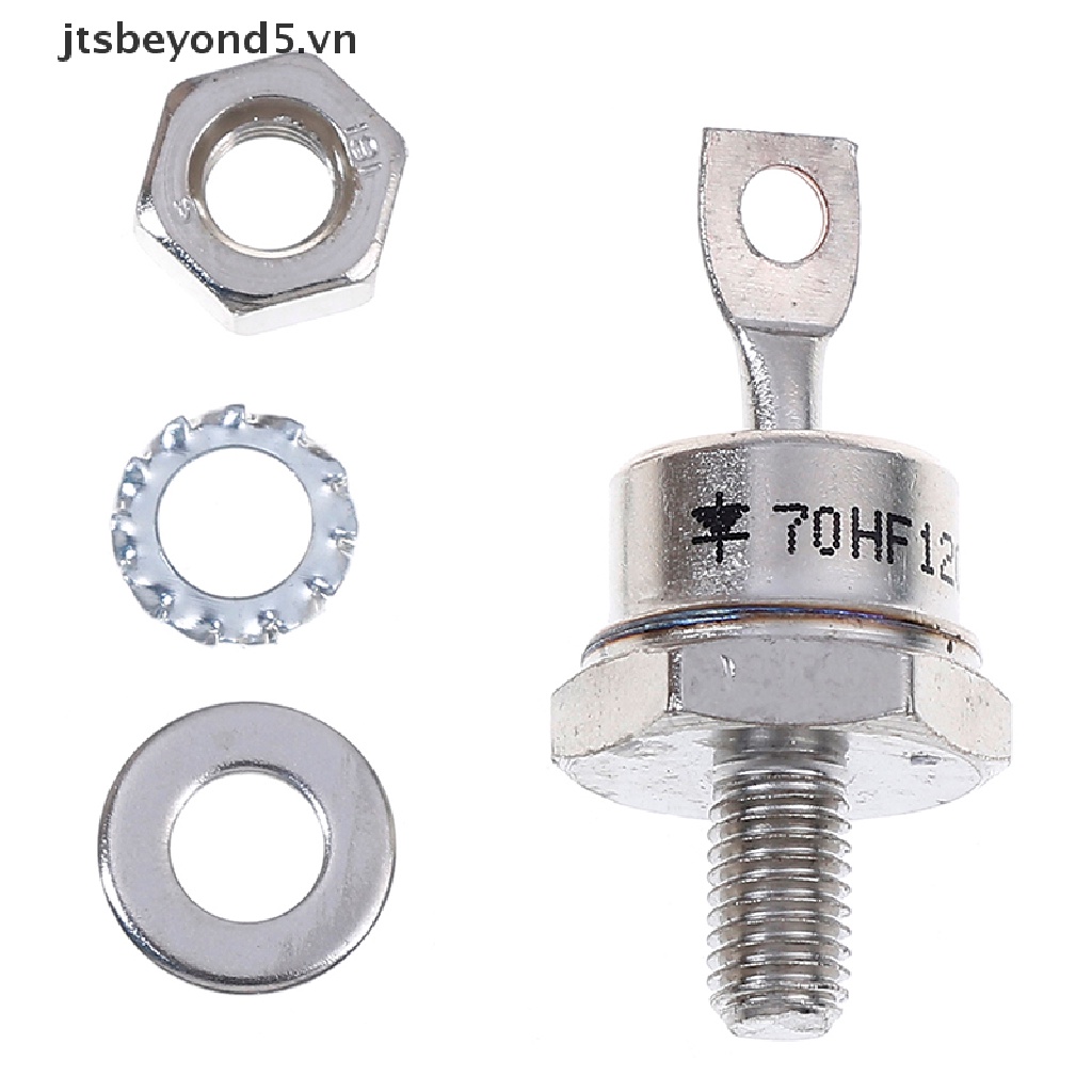 1 Điốt chỉnh lưu loại đinh tán kim loại công suất cao 70HF120 70A 1200V
