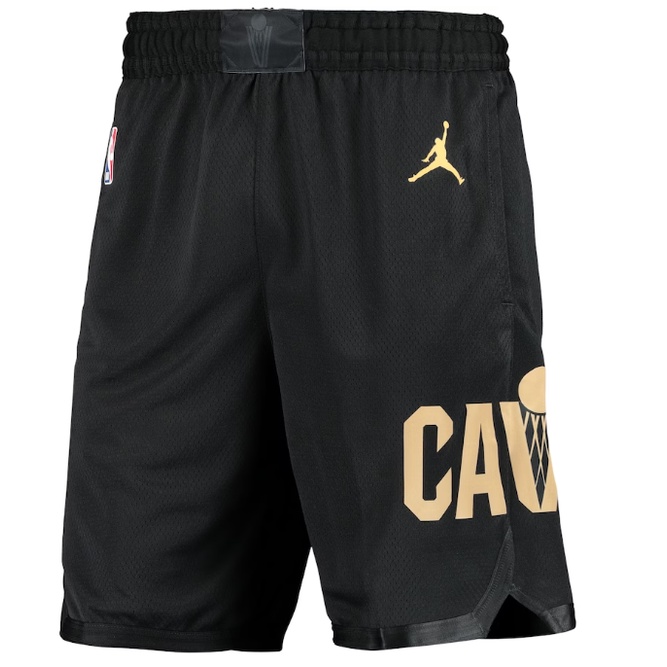 Quần Short Thể Thao Bóng Rổ Màu Đen Dáng Rộng Có Số 23 Cleveland Cavaliers Thời Trang Cho Nam Giới
