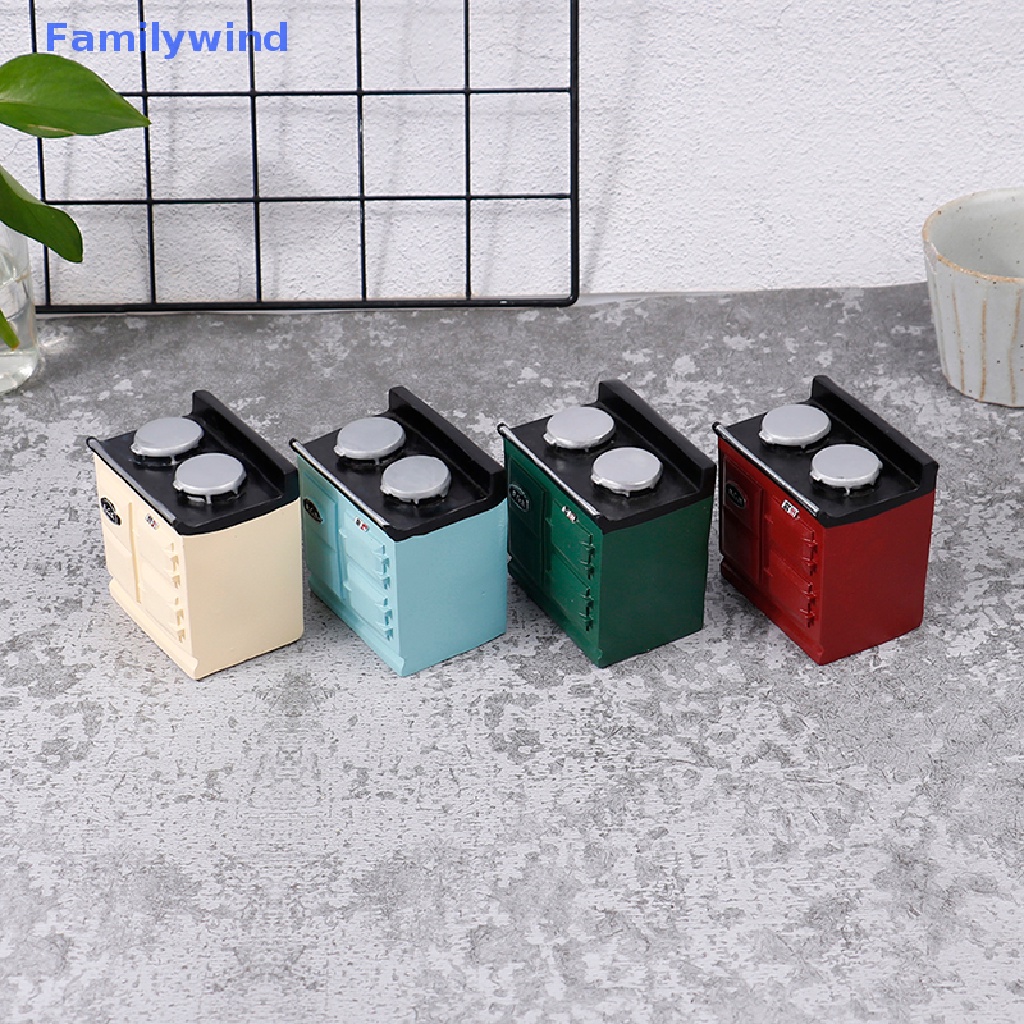 Mô Hình Bếp Gas Mini Tỉ Lệ 1: 12 Trang Trí Nhà Búp Bê