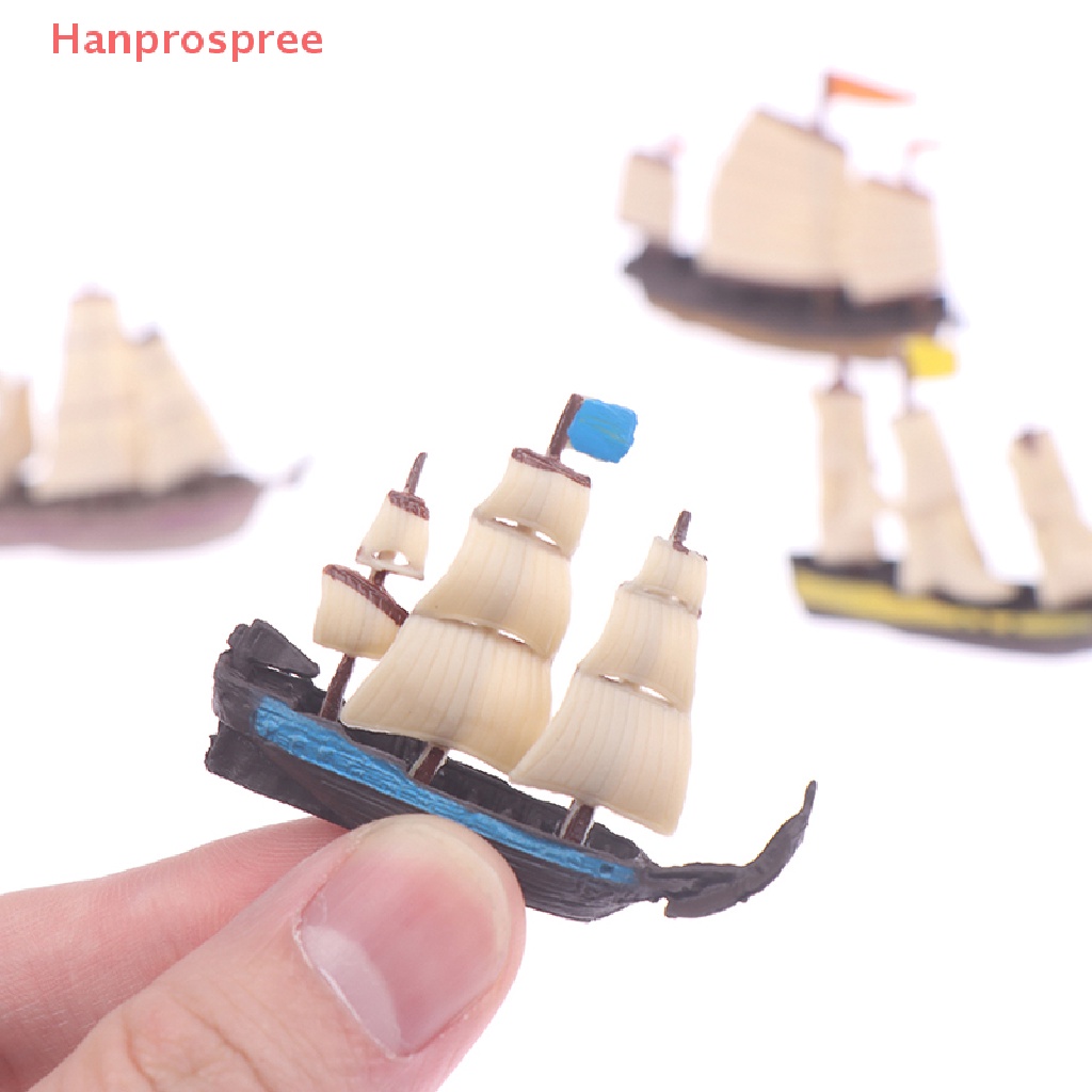 Hanprospree &gt; Mô Hình Thuyền Hải Tặc Mini Trang Trí Nhà Búp Bê