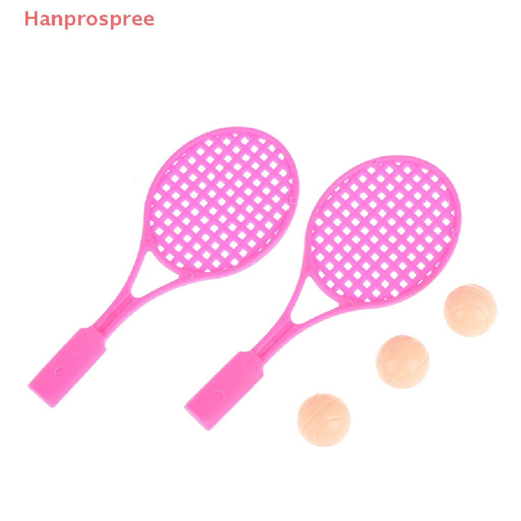 1 Bộ Vợt Đánh tennis mini Cho Nhà Búp Bê
