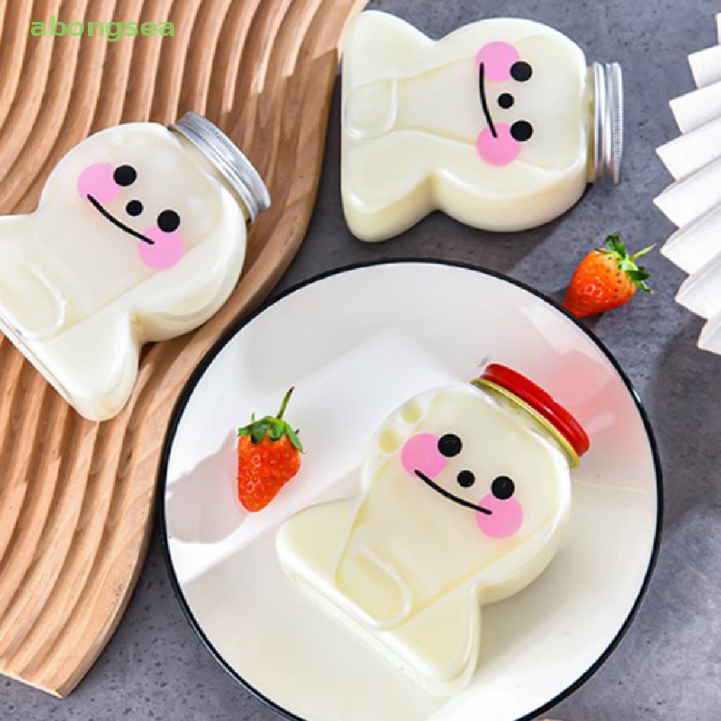 1 Bình Nước Nhựa Trong Suốt Dung Tích 400ML In Họa Tiết Hoạt Hình Dễ Thương