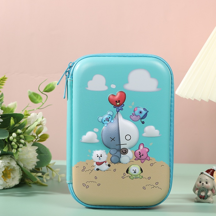 Túi Đựng Bút Eva Họa Tiết Bts 3D Dễ Thương Cho Bé