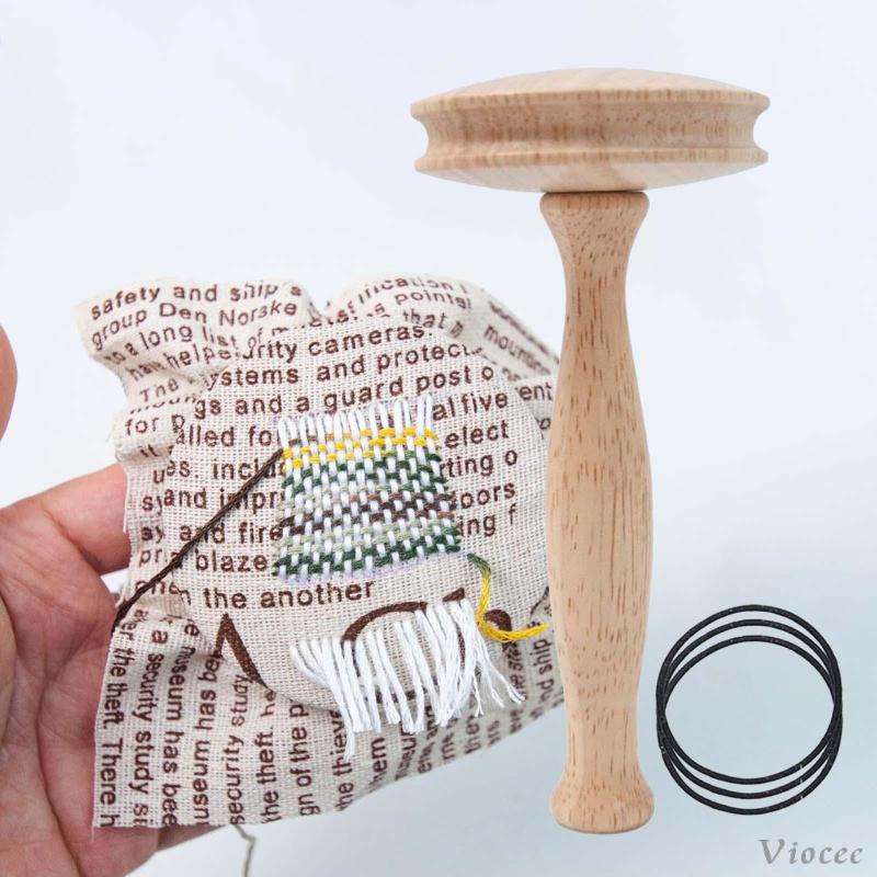 Bộ Dụng Cụ Đan Len Thủ Công Lỗ Nhỏ Hình Nấm Gỗ Cho Vớ / Nón / Khăn Choàng / Túi Xách DIY