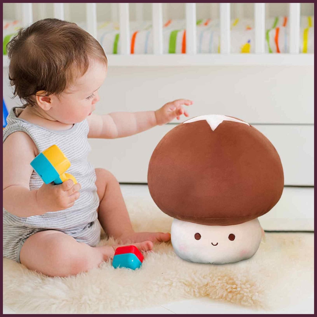 Cây Nấm Nhồi Bông Đáng Yêu 9in / 12in