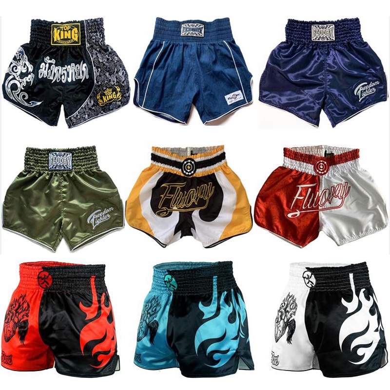 (MớI) Quần Short TậP Boxing / Muay Thai + QuầN NgắN Cho Nam Và Nữ