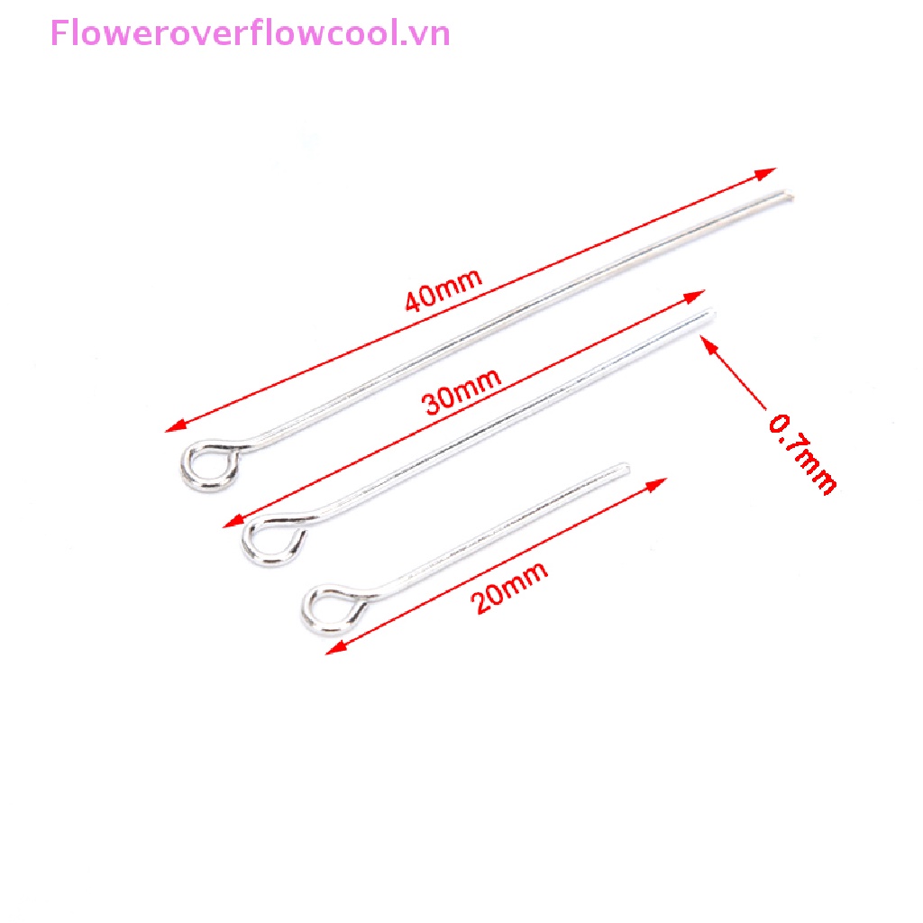 Set 200 Ghim Kim Loại Xỏ Lỗ Dùng Để Làm Bông Tai