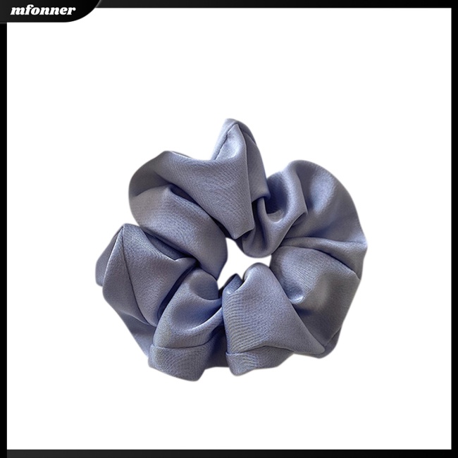 Dây Cột Tóc Scrunchies Bằng Vải Màu Sắc Ngọt Ngào Đơn Giản