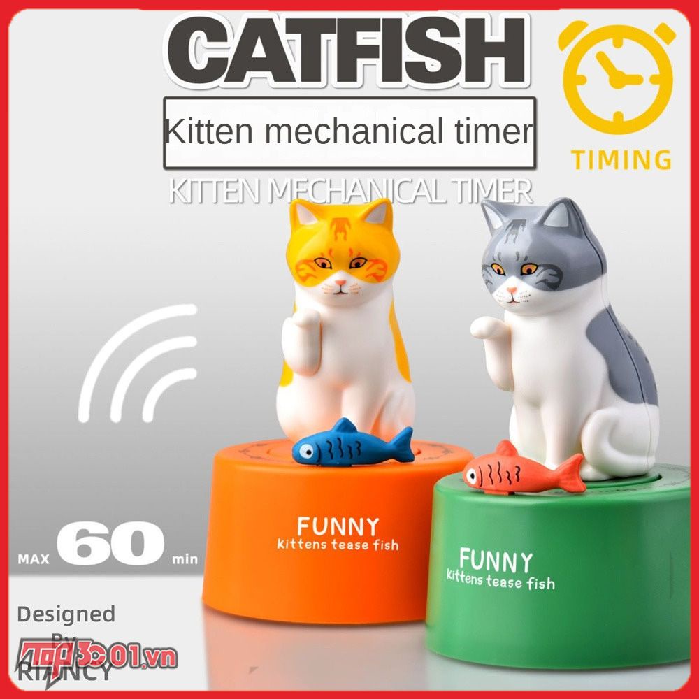 Đồng Hồ Hẹn Giờ Nhà Bếp Cơ Học Đồng Hồ Đếm Ngược Quay Số Lên Dây Cót 60 Phút Đồng Hồ Đếm Ngược Trứng Chuông Lớn Quản Lý Thời Gian Nấu Ăn Dễ Thương | Top3C01