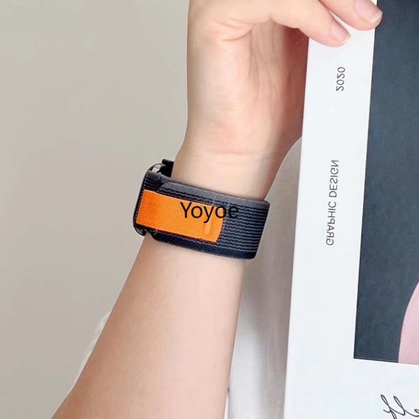 Dây Nylon Thay Thế Cho ĐồNg Hồ Apple iWatch series 49mm 45mm 40mm 44mm 41mm 42mm 38mm 8 7 6 SE