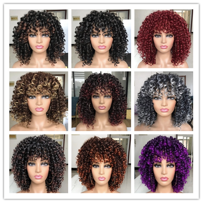 Tóc Giả Cuộn Dây Kiểu Châu Phi Chịu Nhiệt Độ Cao