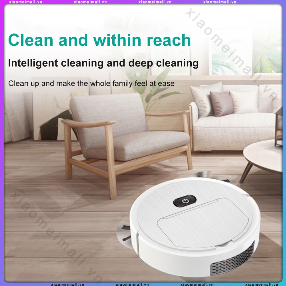 Robot Quét Nhà Thông Minh Máy Làm Sạch Tự Động Gia Dụng Lười Ếng Gia Dụng Máy Hút Bụi Máy Hút Bụi Tự Động Cầm Tay (xiaomeimall)