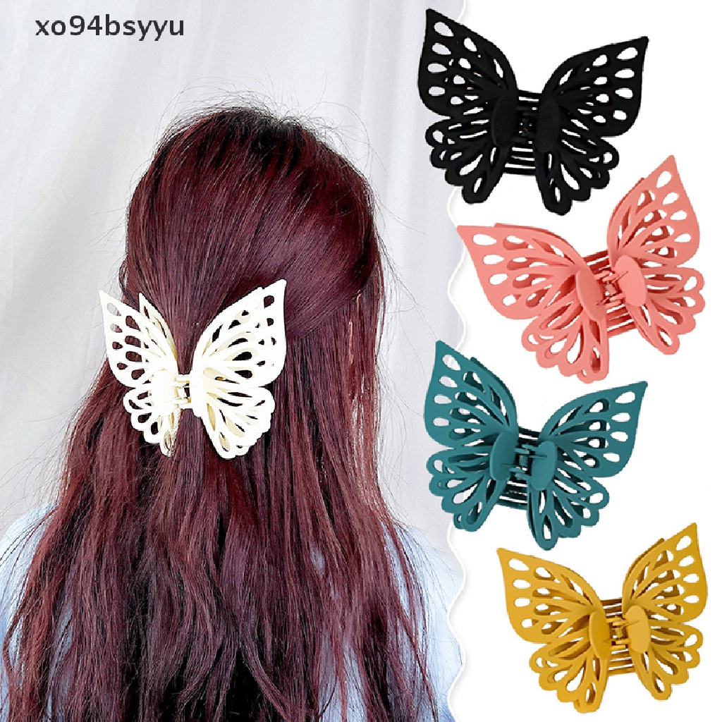 Kẹp Tóc Cánh Bướm Xo94Bsyu Chất Liệu Acrylic