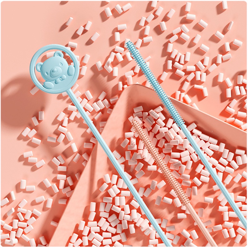 Cọ rửa ống hút bình sữa chất liệu silicon cho bé