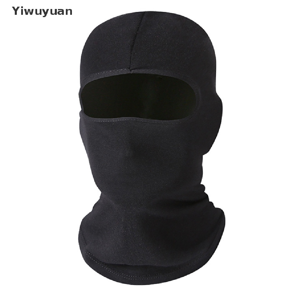 1 Khẩu Trang Lycra Che Mặt Giữ Ấm Mùa Đông Màu Đen Cho Nam Nữ Khi Đi Xe Máy Trượt Tuyết Ngoài Trời