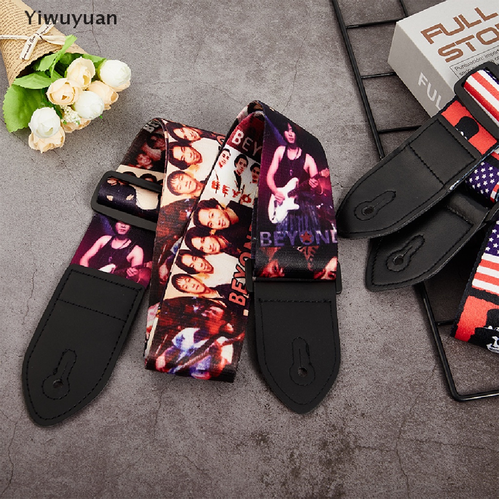 Dây Đeo Đàn Guitar Bằng Nylon Nhiều Màu Sắc Có Thể Điều Chỉnh