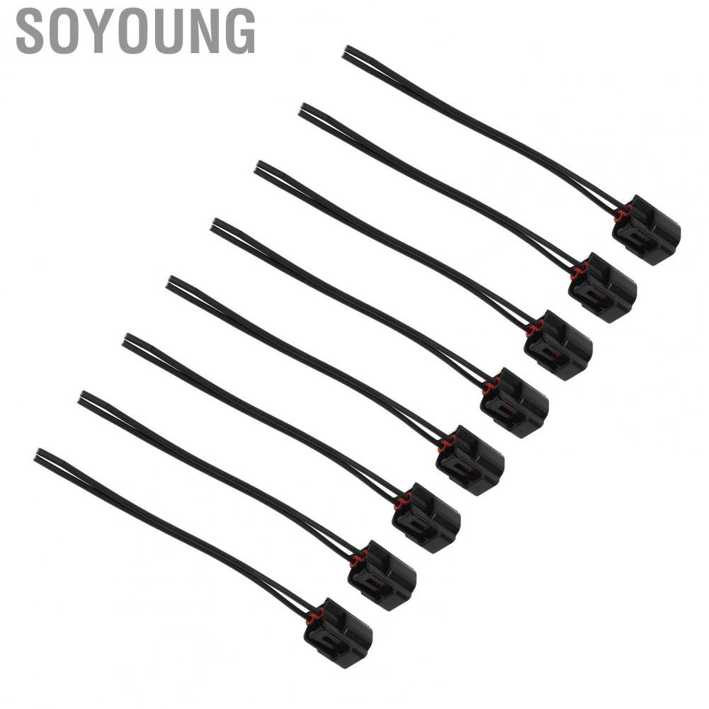 Soyoung Modular Ignition Coil Connector  Impact Resistant High Temperature 8PCS Stable Connection Car Plug for Vehicle